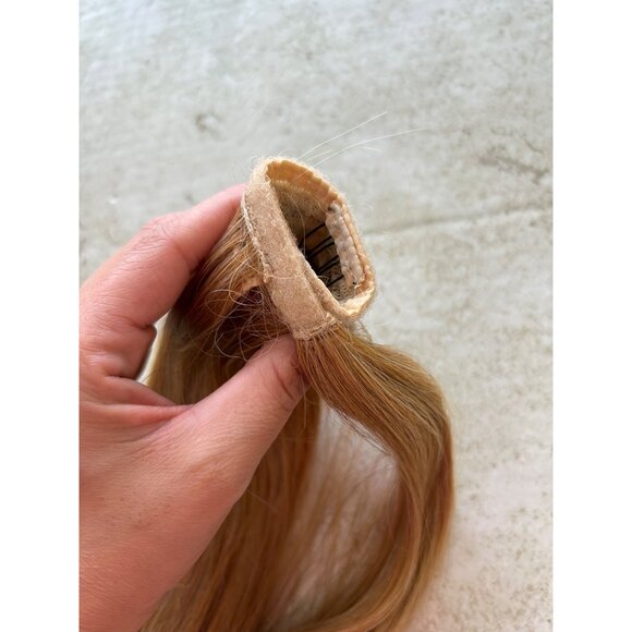 Hairdo Heat-Friendly Synthetic Hair Extension 18" Long Blonde  Clip-In Piece - Picture 8 of 12